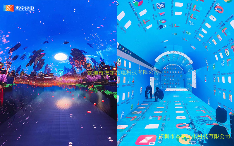 江苏景区6D沉浸式led时光隧道屏项目